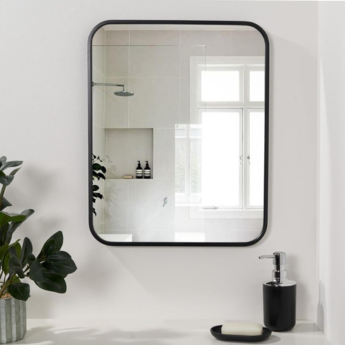 Large wall mirror black - mirror,,