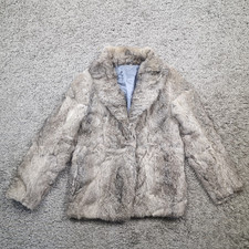 Vintage Fur Coat Womens 10
