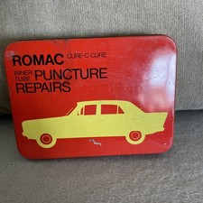 Vintage Car Puncture Tin Romac Cure C Cure