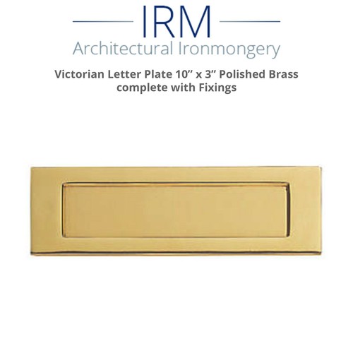 Victorian letter plate x - letter, 10"