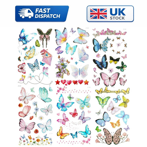 Colorful butterfly temporary - butterfly,
