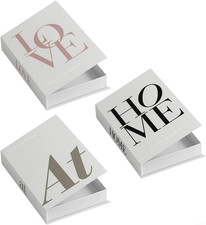 3 Pcs Decorative Book Box Set