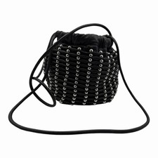 Zara Black Sculptured Studded