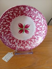 Antique Spatter ware Bowl With