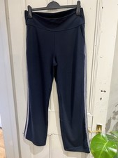 Zaggora Women's Navy With Stripes Sports Pants Size 14