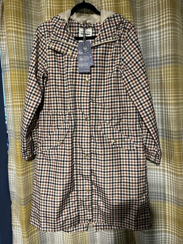 Joules ladies raincoat checked - raincoat,