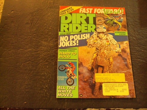 Dirt rider jan 1988 - jan, honda