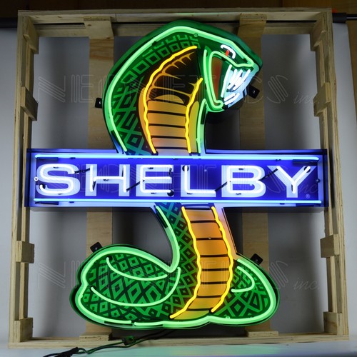 Shelby cobra neon sign - neon, ford