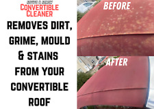POWERFUL Convertible Car Hood Soft Top Fabric & Vinyl Roof Cleaner Remove Stains