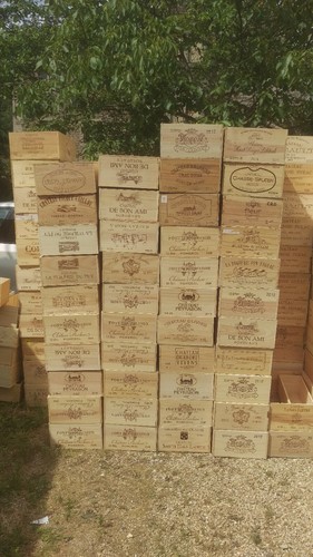 Wine box crate wooden - crate, 3.