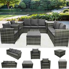 Garden Rattan Furniture Set 9