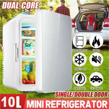 8L 10L Mini Fridge Portable Table Top Small Electric Cooler Bedroom Ice Box Car