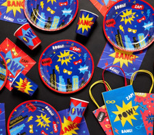 Superhero Party Tableware