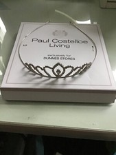 PAUL COSTELLO TIARA BRIDE BRIDESMAID PROM COMMUNION DIAMONTE  BOXED