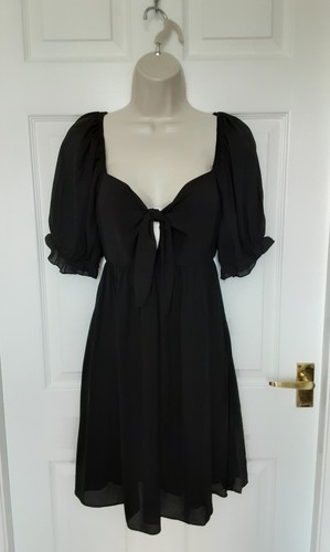 Black gypsy dress - black, boho
