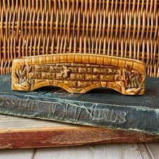 Vintage Wade Bridge Porcelain Posy Planter Vase Bird & Plant Design