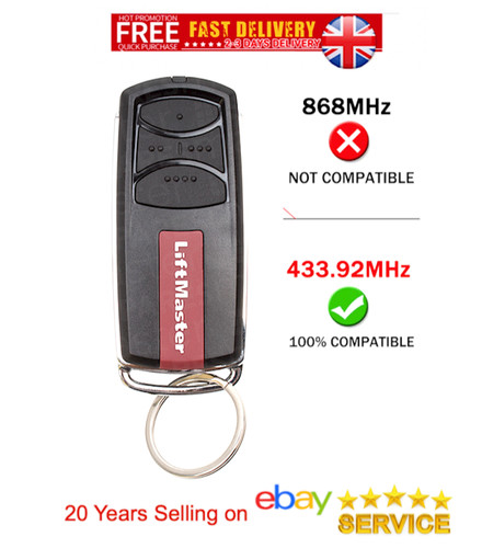 Liftmaster remote control 433 - remote,