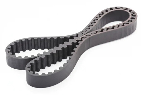 Timing belt with rounded tooth