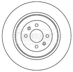 Borg beck front - borg, axle