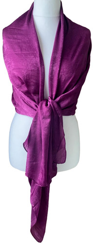 Pashmina purple silk blend - pashmina,