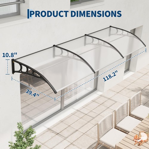 Outdoor awning canopy clear - awning,
