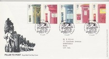 GB Stamps First Day Cover 150th Anniv of First Pillar Box, mail, letter SHS 2002