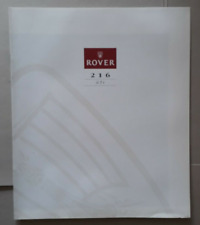 Rover 216 GTi 16V Brochure
