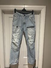 Osaka Tiger Denim Raw Jeans Light Blue Size 32 Waist 
