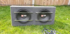 2x JBL 10" Subs In Custom Box C/W Alpine Amp