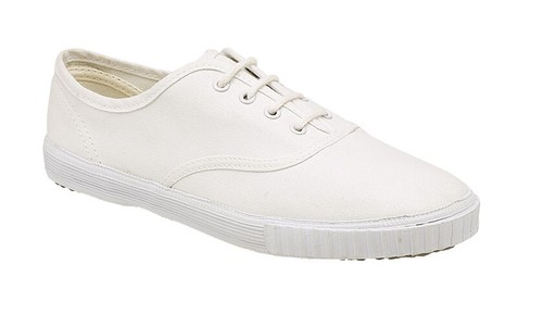 Dek mens white canvas pumps - mens,