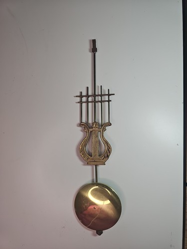 Vintage clock pendulum - clock, 12"