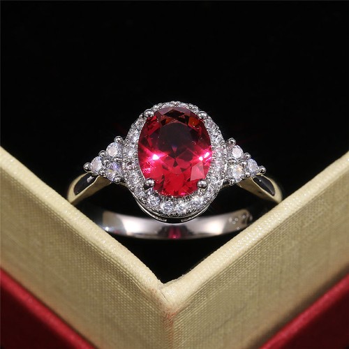 925 silver ring size ruby - 925,