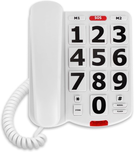 Big button desktop phone - button,