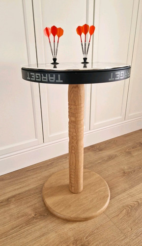 Dartboard table european oak - table-,