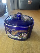 Ceramic Bowl With Lid Tajimi