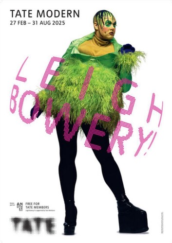 Leigh bowery exhibition poster - leigh,