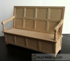Tudor bench settle dolls - tudor, /