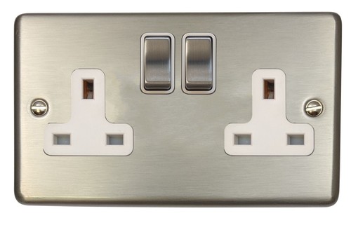Brushed stainless steel - brushed,