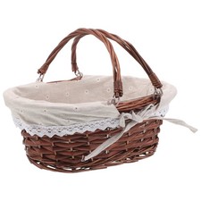  Wicker Basket with Handle