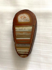 Banded Agate Geode Slice 235g