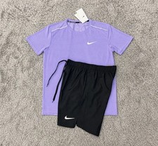 NIKE MILER T-SHIRT LILAC &