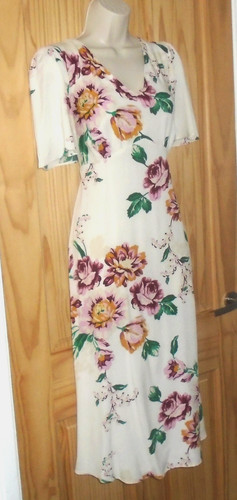 Cream floral lightweight
