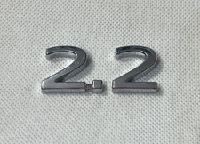 SAAB 2.2 - BADGE / EMBLEM - REQUIRES  ADHESIVE TO REAR