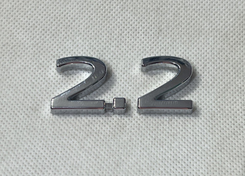 Saab car badge emblem - 2.2,