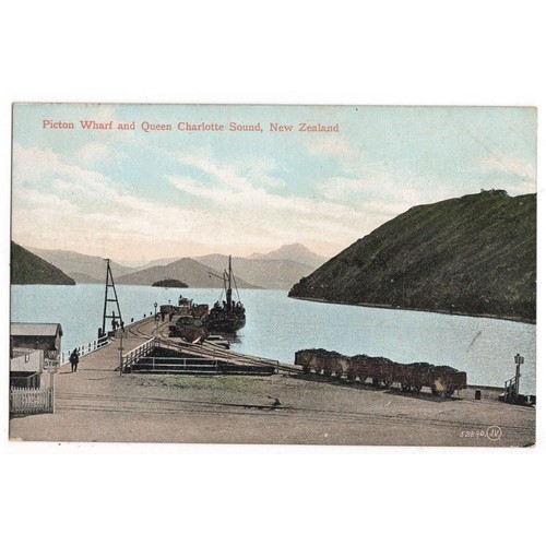 New zealand picton - wharf, and