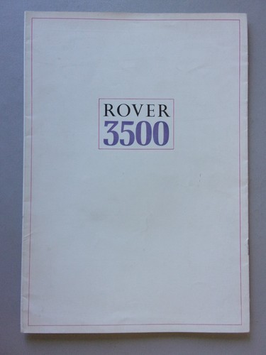 Rover 3500 saloon - rover, orig