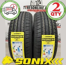 2 X 185 65 15 SONIX 185/65R15 88H M+S BRAND NEW PERFORMANCE TYRES 1856515