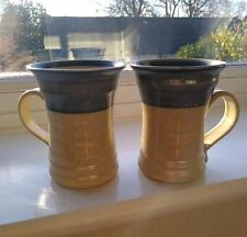2 x  Ingleton Pottery Mugs Tea