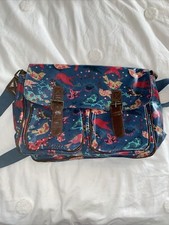 Woman’s Handbag PVC 2 End Pocket Pretty Floral Print No Tag