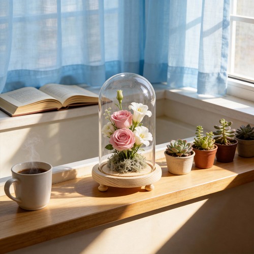 Clear glass dome - clear,